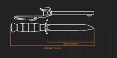Glock FM 81 Survival Knife with Saw.