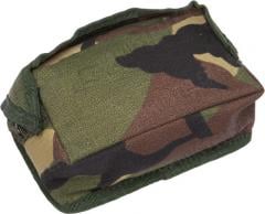 Dutch MOLLE General Purpose / First Aid Pouch, DPM / Woodland, Surplus. 