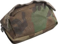 Dutch MOLLE General Purpose / First Aid Pouch, Tiny, Surplus. Some pouches are in Woodland camo.