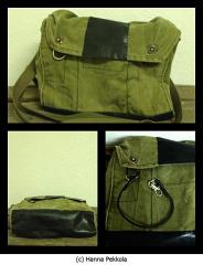 Finnish gas mask bag, surplus.