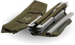 Mil-Tec Field cot, aluminium frame, 192 x 66 x 43 cm, olive drab.
