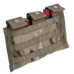 triple ammo magazine pouch modular molle coyote brown fox 56-748