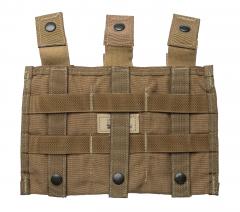 US MOLLE II M4 Triple Mag Pouch, Surplus. Coyote Brown