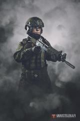 ESS Crossbow Suppressor 2X ballistic glasses.