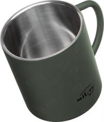 Mil-Tec thermos cup, 450 ml, olive drab.