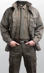 Austrian Anzug 75 Field Jacket, Olive Drab, Surplus.