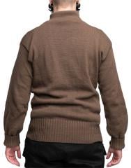 US 5-Button Sweater, OD Brown, Surplus. 
