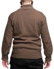 US 5-Button Sweater, OD Brown, Surplus.