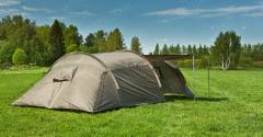 Mil-Tec 3-Person tunnel tent, olive drab. 