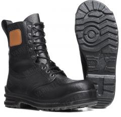 Swedish M90 winter combat boots, with safety toe. 