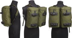 Berghaus Vulcan V Rucksack. The side pouches connect to form a day pack.