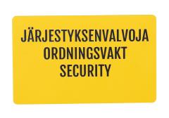 Security personnel tag