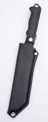 Terävä Leather Sheath for Skrama. 240R from the front.