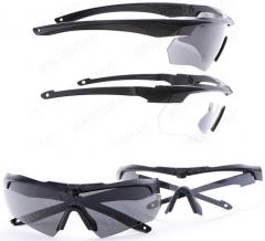ESS Crossbow Suppressor 2X ballistic glasses.
