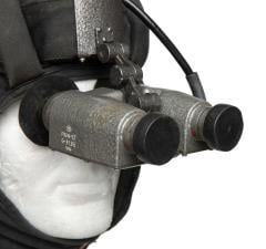Polish PNW 57 Tank Helmet with Night-Vision Goggles, Surplus.