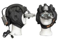 Polish PNW 57 Tank Helmet with Night-Vision Goggles, Surplus.