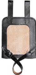 Wehrmacht e-tool carrier, leather, black, reproduction Wehrmacht e-tool carrier, leather, black, reproduction