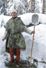 Swiss snow shovel, surplus.