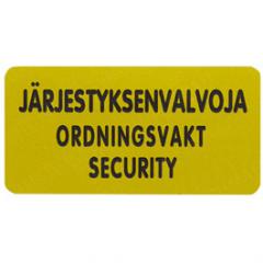 Security personnel tag