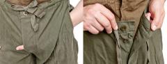 Belgian M64 combat trousers, surplus.