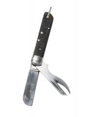Italian pocket knife with can opener, surplus. A really cool old-time friction folder with a wicked can opener.