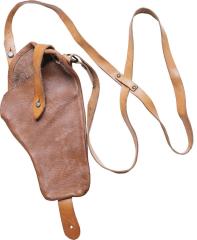 Czech Vz61 Skorpion Leather Holster, surplus. The color of the leather can vary to some extent.