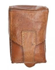 JNA ammunition pouch, leather, surplus.