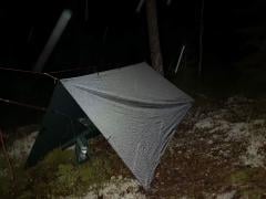 DD Hammocks 3x3 Tarp, Olive Green.