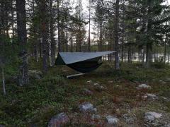 DD Hammocks 3x3 Tarp, Olive Green.
