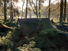 DD Hammocks 3x3 Tarp, Olive Green.