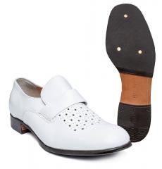 Bundesmarine dress shoes, white, surplus. 