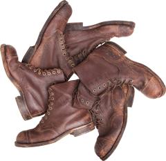 Swedish Ankle Boots, Brown, Surplus. There are some differences between pairs.