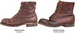 Swedish Ankle Boots, Brown, Surplus.