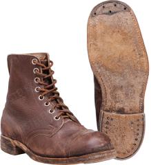 Swedish Ankle Boots, Brown, Surplus. 