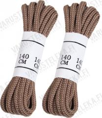 Mil-Tec shoe laces, polyester, two pairs, coyote tan Mil-Tec shoe laces, polyester, two pairs, coyote tan