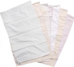 BW laundry bag, white, surplus.