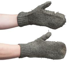 Swedish Wool Mittens, Surplus. 