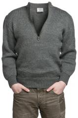 Swiss pullover, thick with zipper, surplus.