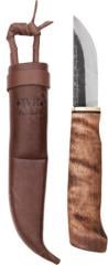 Woodsknife Traditional Puukko Knife 77, dark. 