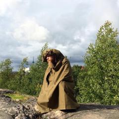 Soviet Plash-palatka, rain cape/shelter half, surplus. 
