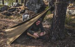 Soviet Plash-palatka, rain cape/shelter half, surplus.
