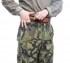 Czech Vz95 Cargo Pants, Surplus. Coin pocket on the front waist.