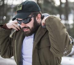 Bollé IRI-s ballistic sunglasses, Smoke Gray.