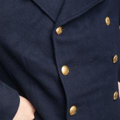 Swedish Pea Coat, Surplus. Ahh, buttons like they're supposed to be in a sailor's garment!