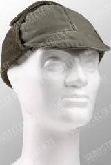 BW field cap, cold weather, olive green, surplus.