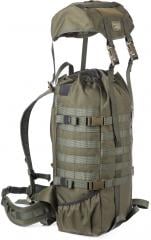 Savotta Jääkäri M backpack. Fully adjustable top for overpacking and compression.