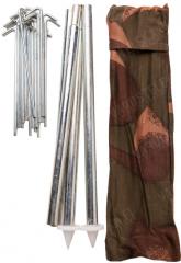 Hungarian Tent Stake and Pole Set, Surplus.