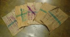 Brazilian Hessian Sack for Coffee, Surplus.