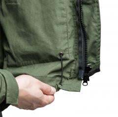 Särmä Windproof Smock. You can pass the elastic cord into the pocket to keep it out of the way