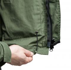 Särmä Windproof Smock. You can pass the elastic cord into the pocket to keep it out of the way